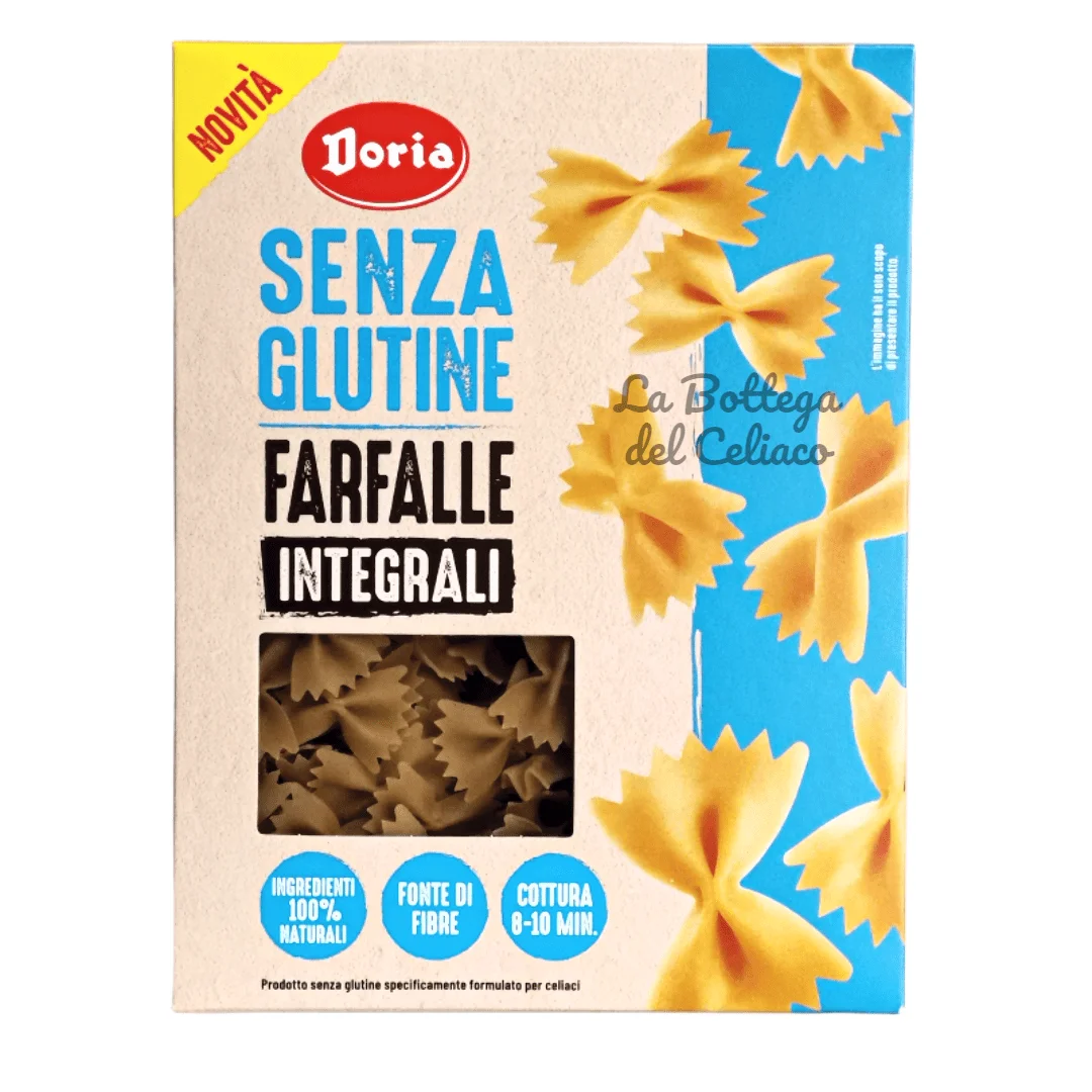 Doria - Farfalle Integrali Doria - Farfalle Integrali,farfalle integrali,pasta senza glutine https://isoladeiceliaci.it/wp-content/uploads/2019/07/cropped-senza-glutine-LOGO-04.jpg