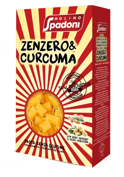 Mezze maniche Zenzero e Curcuma | Molino Spadoni